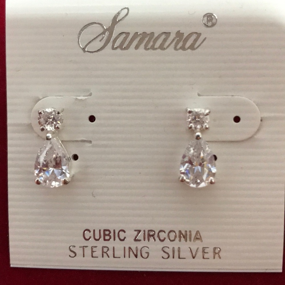 Sterling silver earrings.